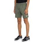 Bermuda ASICS Masculina Peletizado Estampado VERDE ESCURO