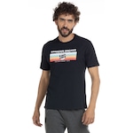 Camiseta HD Manga Curta Estampada 9885A - Masculina PRETO