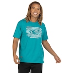 Camiseta O'neill Manga Curta Estampada 5154A - Masculina Verde Mescla