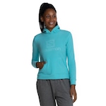 Blusão Salomon Feminino com Capuz Polar Hoodie AZUL