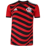 Camisa do Flamengo III 22 adidas - Masculina Vermelho/Preto