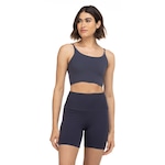 Top Fitness sem Bojo Oxer Baixa Sustentação Alças Cotton - Adulto AZUL ESCURO