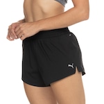 Short Feminino Puma Run Favorite Woven 3 PRETO