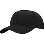 Boné Puma Aba Curva Strapback Archive Logo - Unissex PRETO