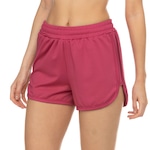 Short Feminino Oxer Textura Recorte Lateral ROSA