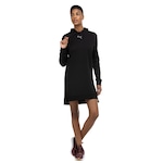 Vestido Feminino Puma Her com Capuz TR PRETO