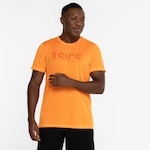 Camiseta ASICS Manga Curta Fugi - Masculina LARANJA