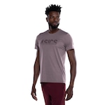 Camiseta ASICS Manga Curta Fugi - Masculina VINHO