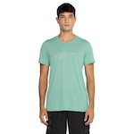 Camiseta ASICS Manga Curta Light Nagoya - Masculina AZUL CLA/CINZA CLA