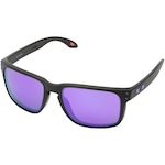 Óculos de Sol Oakley Holbrook XL Matte Black Warm Grey Prizm - Unissex PRETO/ROXO