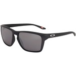 Óculos de Sol Oakley Sylas Polished Prizm Rootbeer - Unissex PRETO/BRANCO