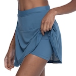 Saia Short Feminina Oxer Fitness AZUL/VERDE CLA