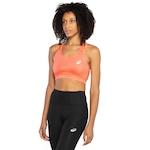 Top Fitness ASICS sem Bojo Média Sustentação Basic Logo - Adulto Coral