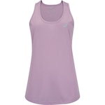 Camiseta Regata Feminina ASICS Logo lilas/cinza claro