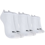 Kit de Meias New Balance Cano Invisível - 3 Pares - Adulto BRANCO