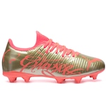 Chuteira do Neymar Jr FG/AG Puma Campo Future Z 4.4 - Adulto Coral