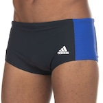 Sunga adidas 3 Listras Color Block - Masculina PRETO/AZUL