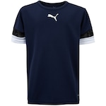 Camiseta Puma Team Rise - Juvenil AZUL ESCURO