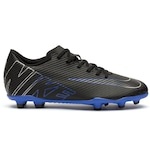 Chuteira Campo Nike Mercurial Zoom Vapor 15 Club Adulto PRETO/CINZA ESC