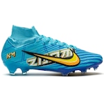 Chuteira de Campo Nike Zoom Superfly 9 Elite KM/FG - Adulto AZUL ESC/BRANCO