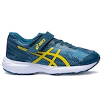 Tênis ASICS Infantil Fantasy 4 Azul/Amarelo