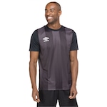 Camisa Umbro Manga Curta Gridlines - Masculina PRETO