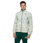 Jaqueta México 22 Hino sem Capuz Dupla Face adidas - Masculina VERDE ESC/MARROM CLA