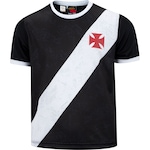 Camiseta do Vasco da Gama 22 Infantil Braziline Building PRETO