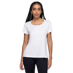 Camiseta Mizuno Manga Curta Soul Fit - Feminina Branco/Cinza Claro