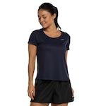 Camiseta Mizuno Manga Curta Soul Fit - Feminina AZUL ESC/AZUL