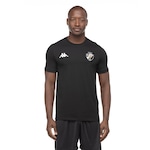 Camiseta do Vasco 22 Viagem Atleta Kappa - Masculina PRETO