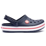 Sandália Crocs Crocband Clog T - Júnior AZUL ESC/VERMELHO