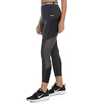 Calça Legging Nike One Dri-Fit MR GRX 7/8 TGHT Feminina - Rosa+Branco