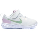 Tênis para bebê Nike Revolution 6 NN SE TDV - Baby BRANCO/ROSA