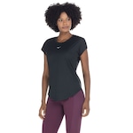 Camiseta Mizuno Manga Curta Spark New - Feminina PRETO