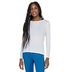 Camiseta Lauf Manga Longa Basic - Feminina BRANCO