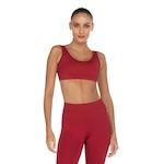 Top Fitness Lauf Sem Bojo Baixa Sustentação Basic Color - Adulto VERMELHO