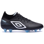 Chuteira de Campo Umbro Adamant Pro - Adulto PRETO/BRANCO