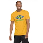 Camiseta Umbro Manga Curta Club Fan - Masculina AMARELO