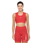 Top Fitness sem Bojo Authen Alta Compressão Signature Power - Adulto VERMELHO