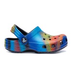 Sandália Crocs Infantil Classic Spray Dye Clog T AZUL