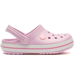 Sandália Crocs Crocband Clog T - Infantil ROSA CLA/BRANCO