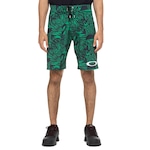 Bermuda Oakley Modelo Camo Printed Board - Masculina VERDE