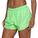 Short Feminino ASICS Sakai Runner Básico Verde/Prata