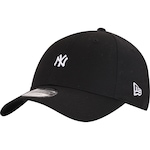 Boné Aba Curva New York Yankees MLB New Era Snapback - Adulto PRETO