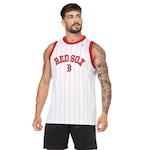 Camiseta Regata Masculina MBL Boston Red Sox Core BRANCO