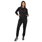 Conjunto de Agasalho Feminino ASICS Recortes Vivos PRETO