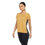 Camiseta On Running Performance-T - Feminina PRETO/LARANJA CLA