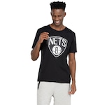 Camiseta Brooklyn Nets NBA - Masculina PRETO