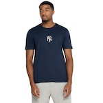 Camiseta New York Yankees MBL Exclusivo Manga Curta New Era - Masculina AZUL ESCURO